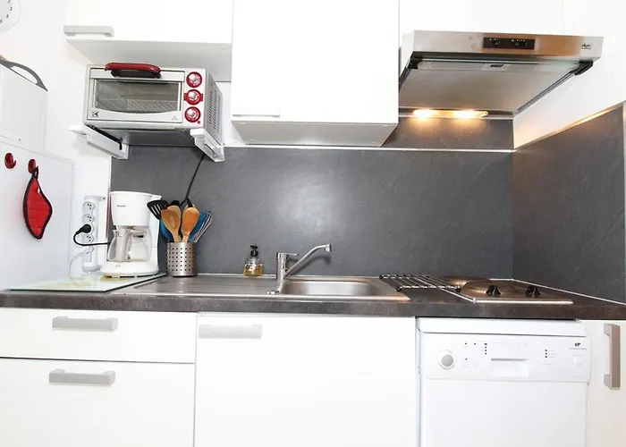 Apartmán T1 Avec Grande Terrasse, Climatise, Proche Des Thermes, Equipe Lave-vaisselle Et Lave-linge - Fr-1-553-43